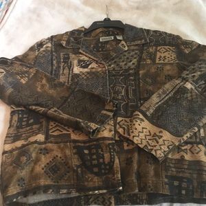 Chico’s size 0 multicolored tribal jacket